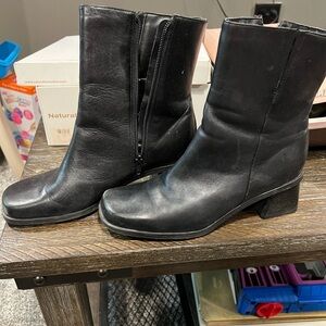 Naturalizer Black Heeled Boots